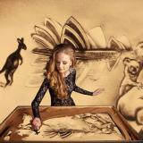 Sandmalerei Fantasy World © Sand-Malerei-Show Sandmalerei Fantasy World © Sand-Malerei-Show