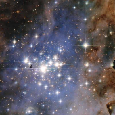 Strahlende Diamanten Sternhaufen Trumpler 14