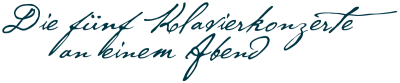 Beethoven Die fünf Klavierkonzerte